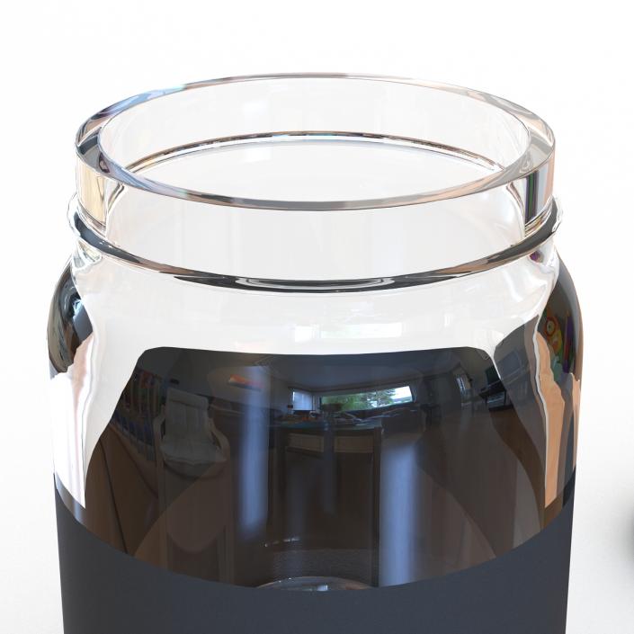 3D Glass Jar 2