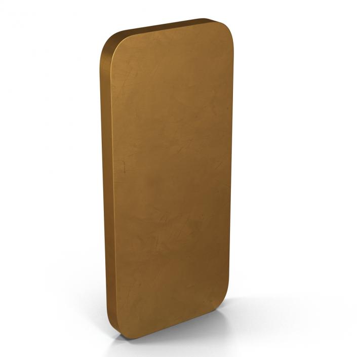 3D Gold Bar 500g model