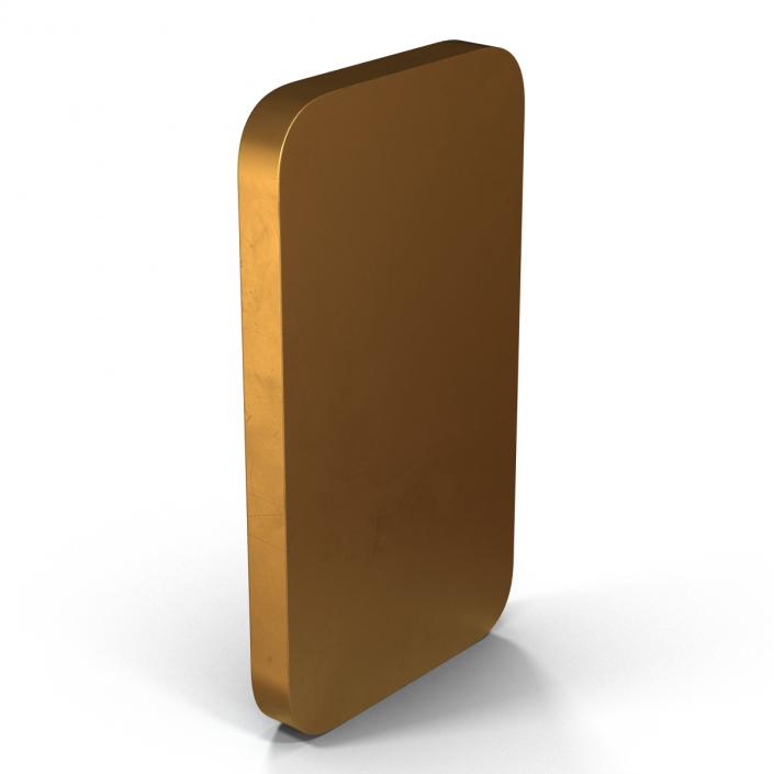 3D Gold Bar 100g model