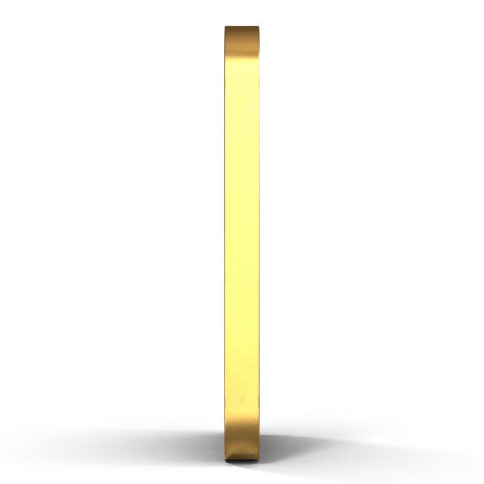 3D Gold Bar 100g model