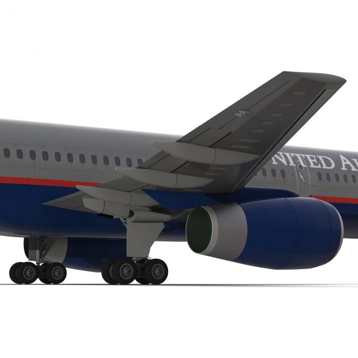 3D model Boeing 757-200 United Airlines