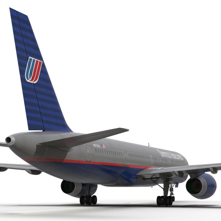 3D model Boeing 757-200 United Airlines