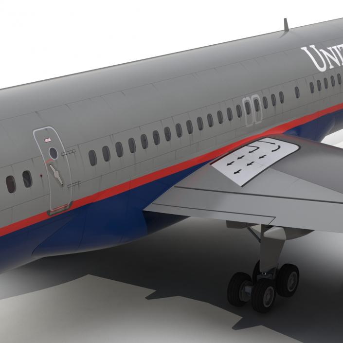 3D model Boeing 757-200 United Airlines