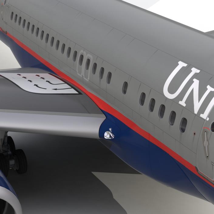 3D model Boeing 757-200 United Airlines