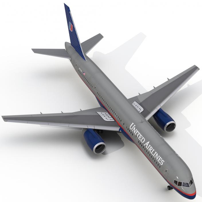 3D model Boeing 757-200 United Airlines