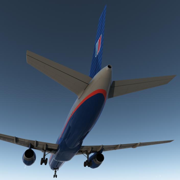 3D model Boeing 757-200 United Airlines