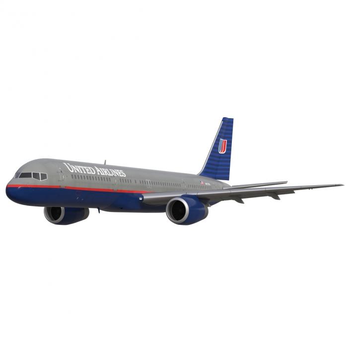 3D model Boeing 757-200 United Airlines