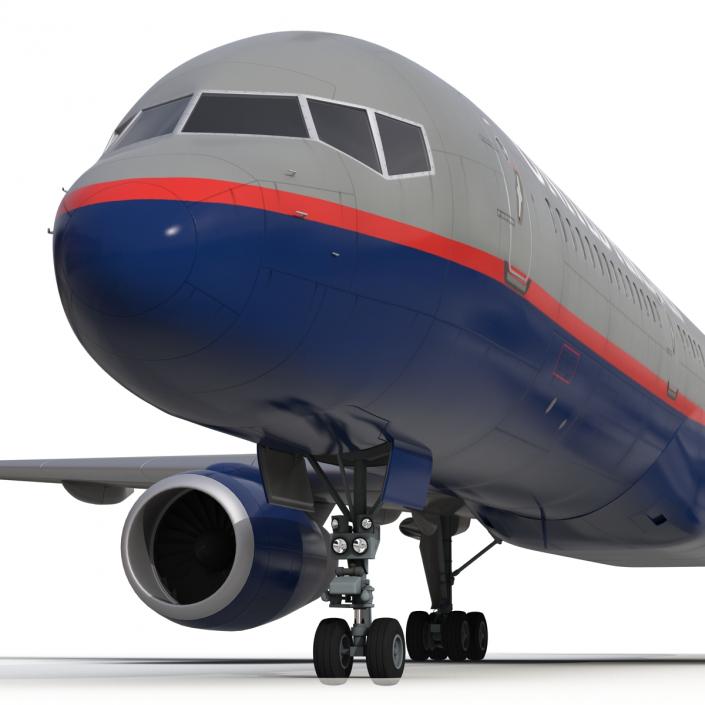 3D model Boeing 757-200 United Airlines