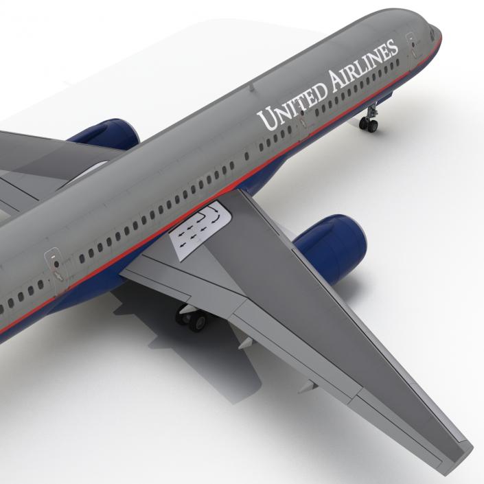 3D model Boeing 757-200 United Airlines