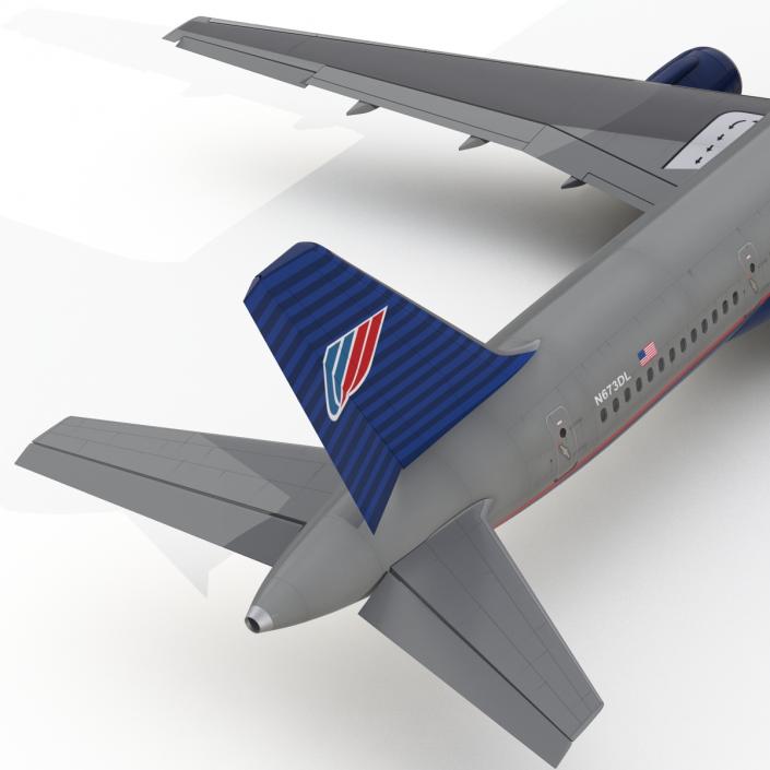 3D model Boeing 757-200 United Airlines