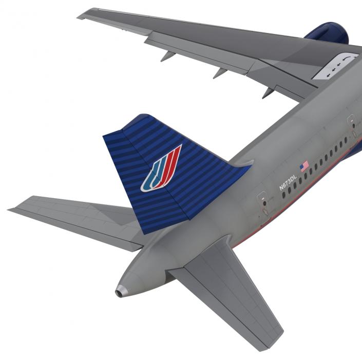 3D model Boeing 757-200 United Airlines