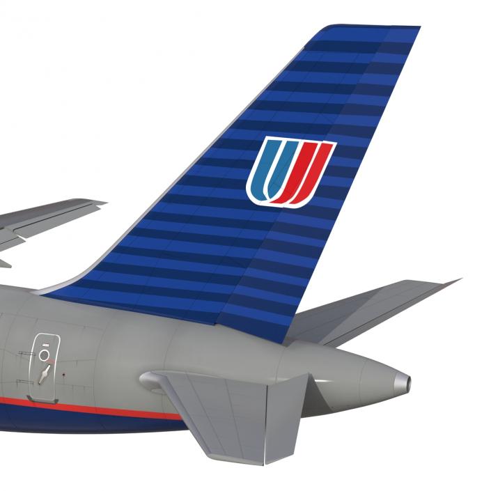 3D model Boeing 757-200 United Airlines