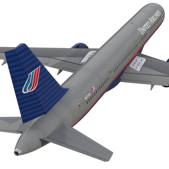 3D model Boeing 757-200 United Airlines