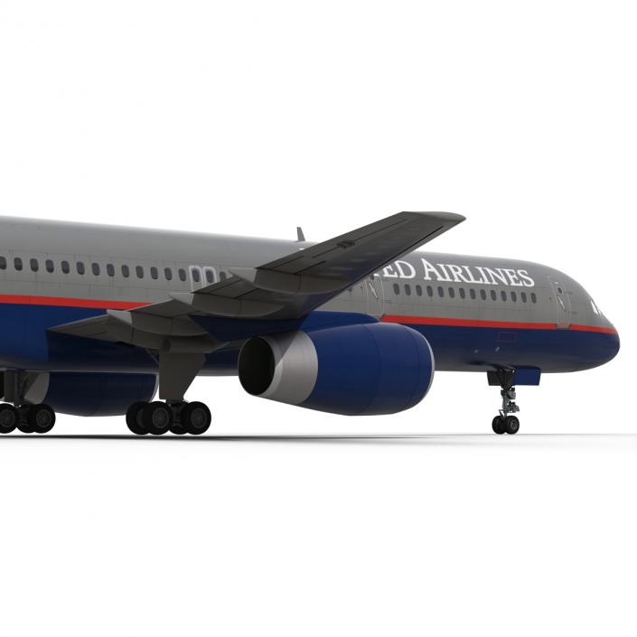 3D model Boeing 757-200 United Airlines