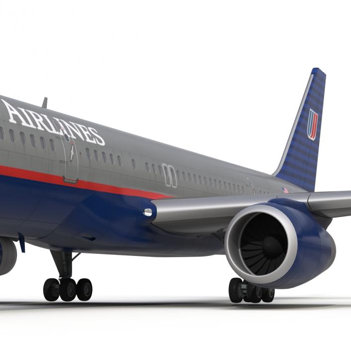 3D model Boeing 757-200 United Airlines