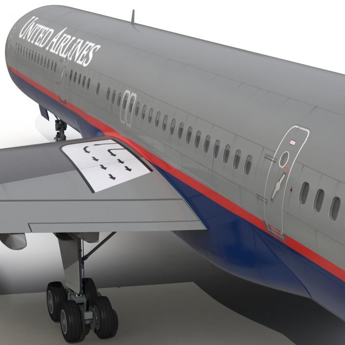 3D model Boeing 757-200 United Airlines