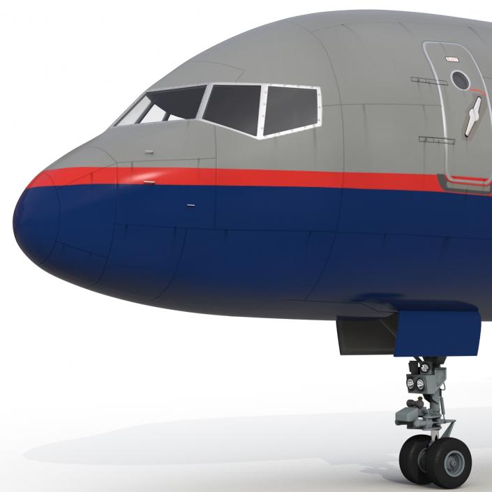 3D model Boeing 757-200 United Airlines