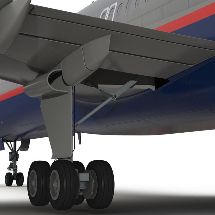 3D model Boeing 757-200 United Airlines