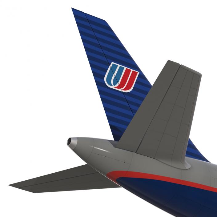 3D model Boeing 757-200 United Airlines