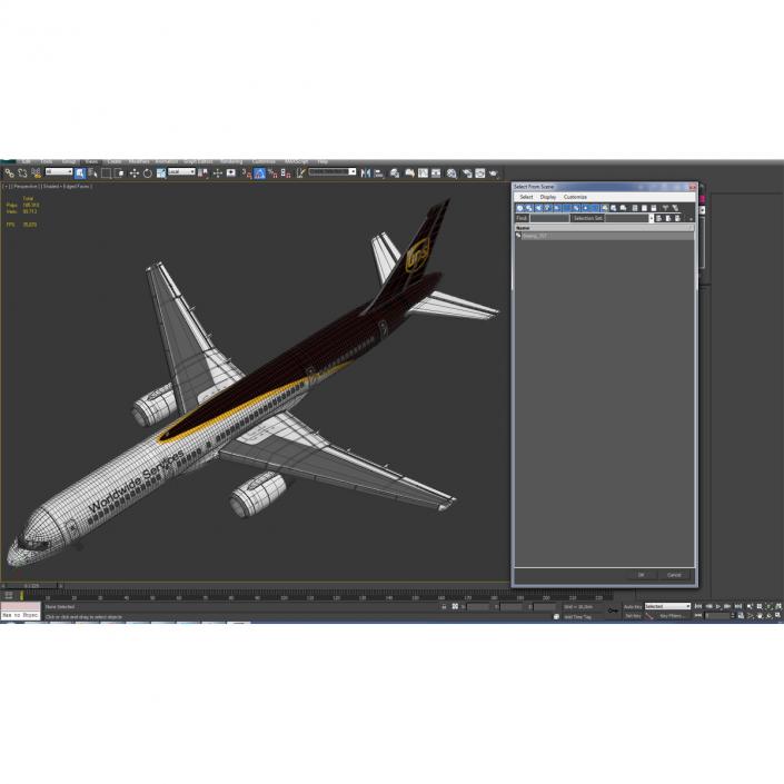 Boeing 757-200 UPS Airlines 3D