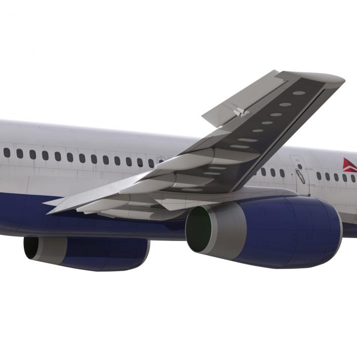 Boeing 757-200 Delta Air Lines Rigged 3D