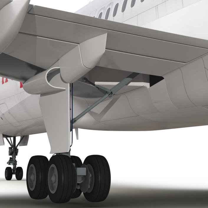 3D model Boeing 757-200 Ethiopian Airlines Rigged