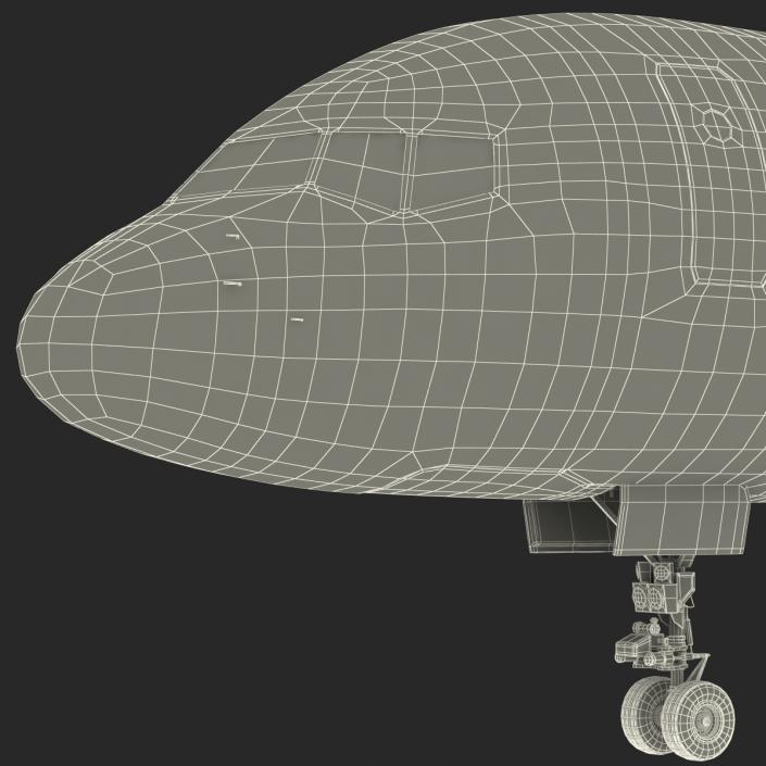 Boeing 757-200 UPS Airlines Rigged 3D model