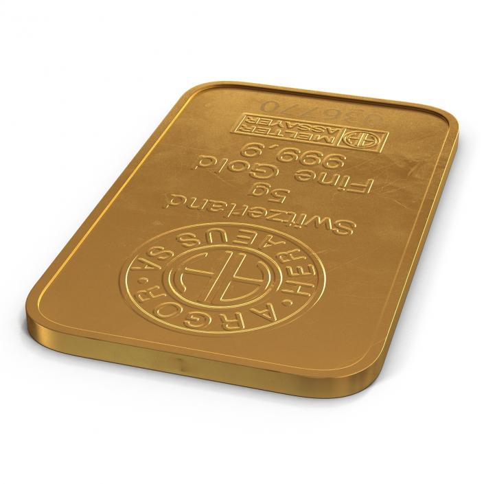 3D Gold Bar 5g