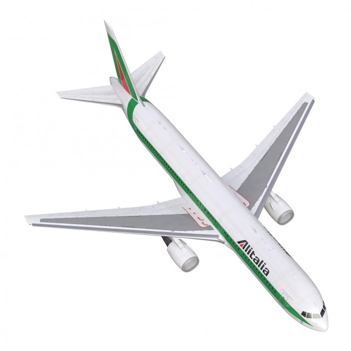 3D model Boeing 767-300 Alitalia Rigged