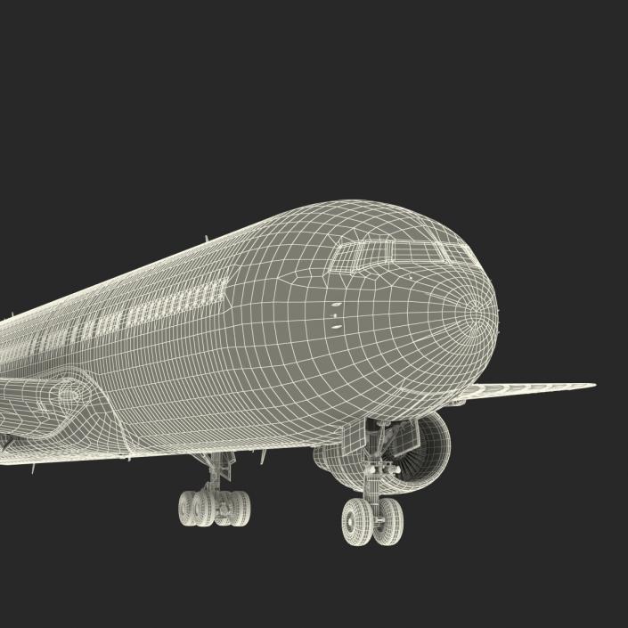 3D model Boeing 767-300 Alitalia Rigged