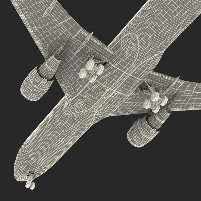 3D model Boeing 767-300 Alitalia Rigged