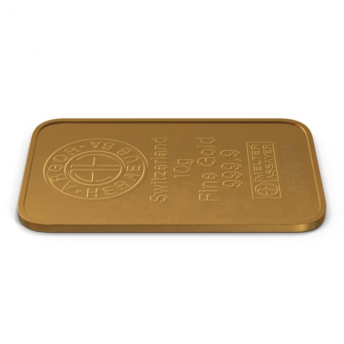 Gold Bar 10g 3D