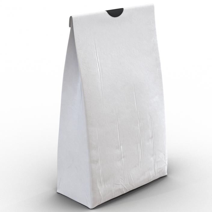 3D Paper Pastry Bag 3 model