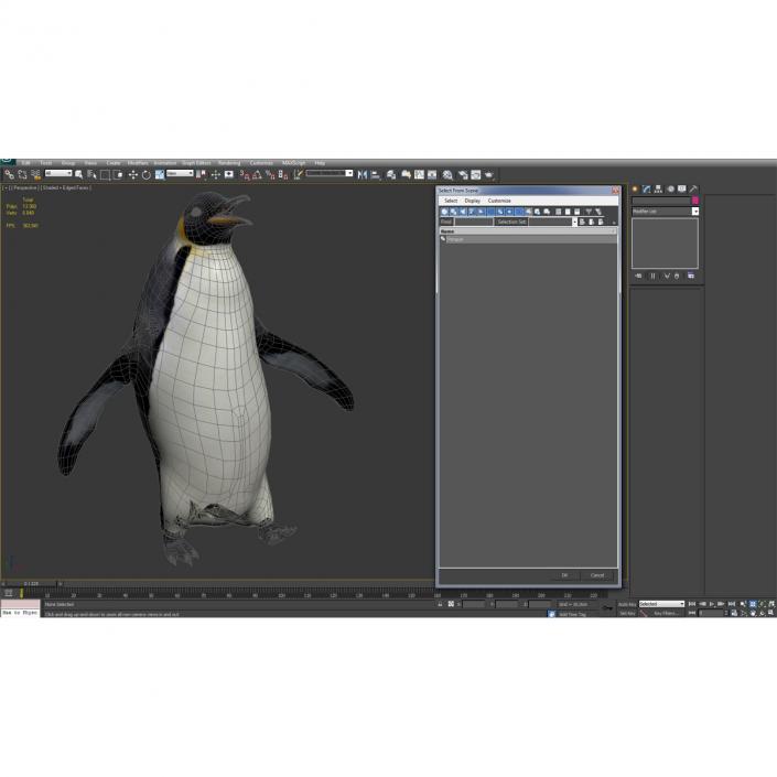 Penguin Pose 2 3D model