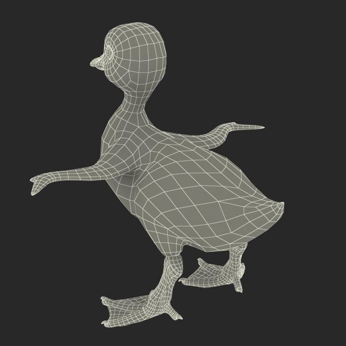 3D model Duckling Rigged