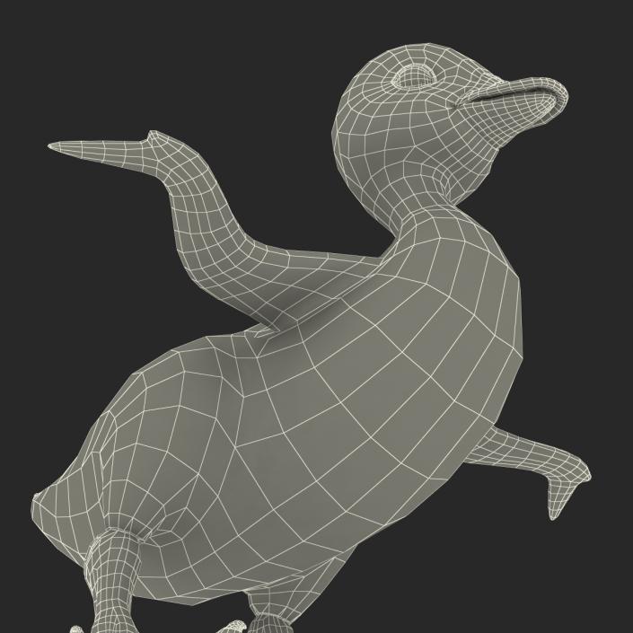 3D model Duckling Rigged