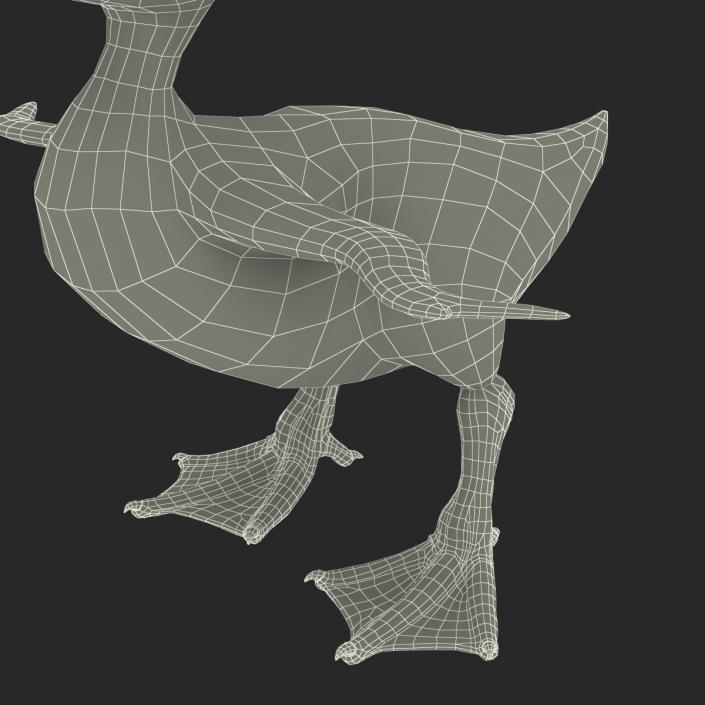 3D model Duckling Rigged