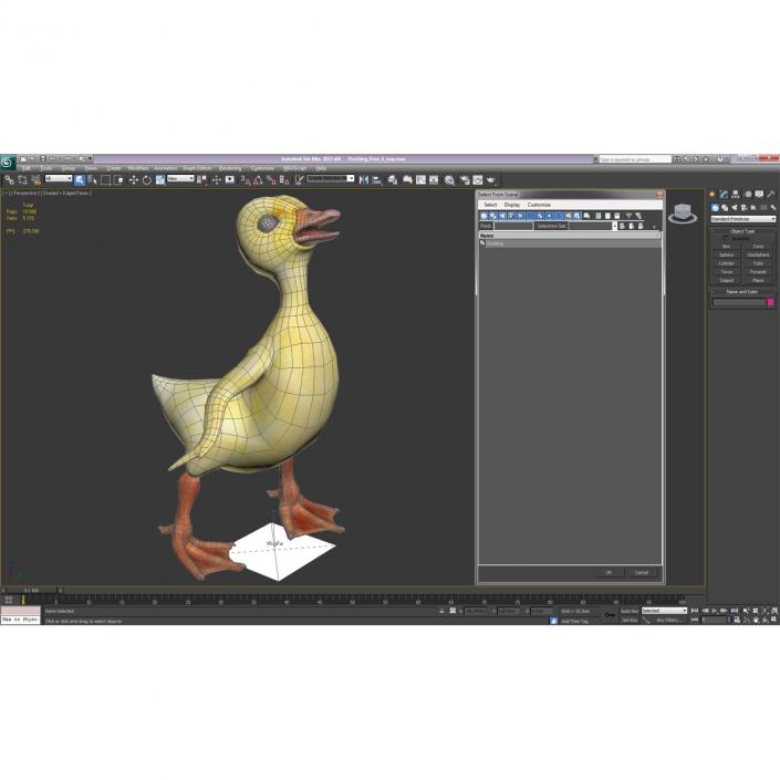 3D model Duckling Pose 4