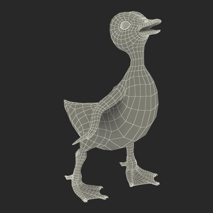 3D model Duckling Pose 4