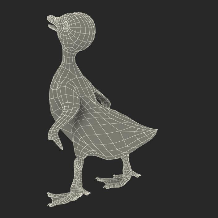 3D model Duckling Pose 4