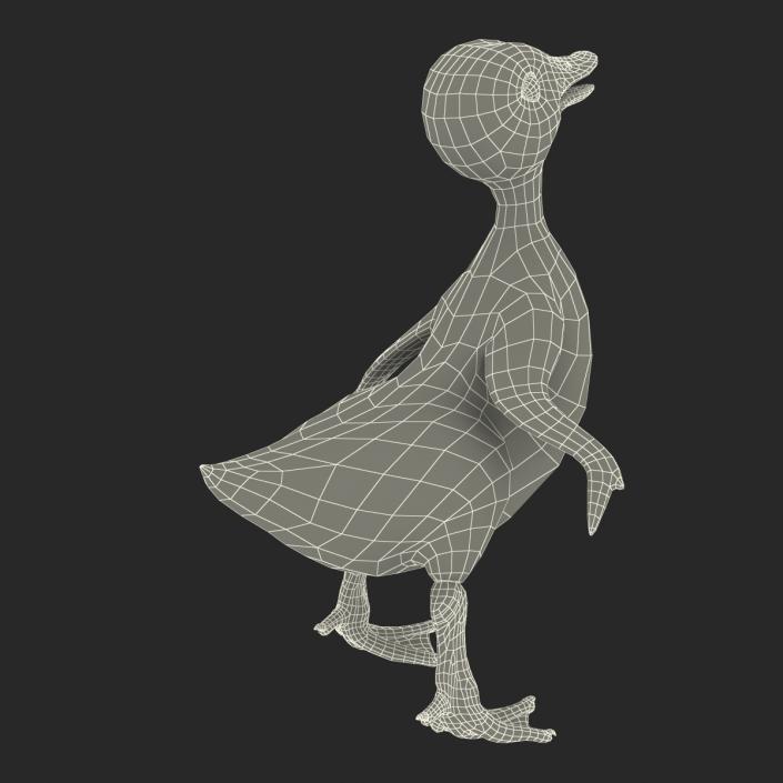 3D model Duckling Pose 4