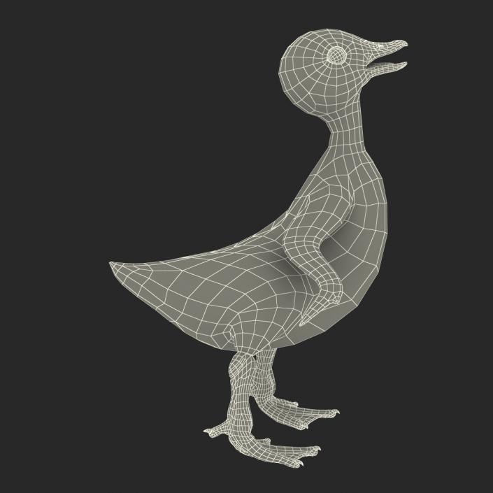 3D model Duckling Pose 4