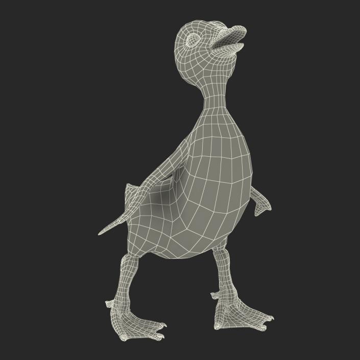 3D model Duckling Pose 4