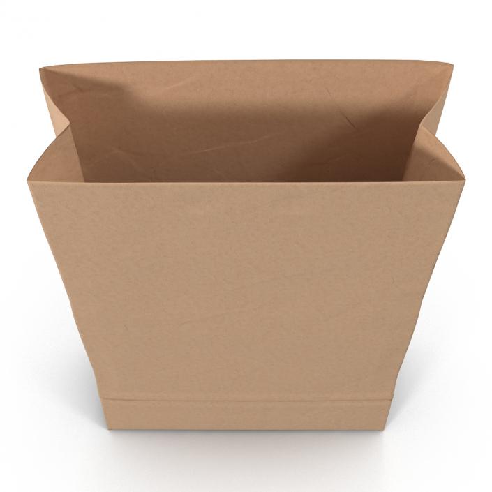 3D Fast Food Paper Bag 3