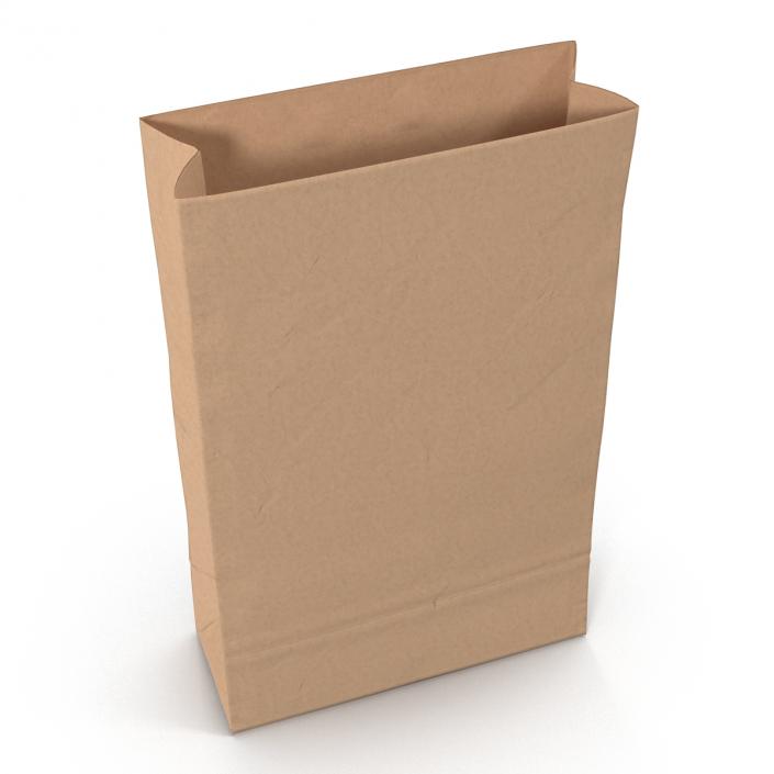 3D Fast Food Paper Bag 3