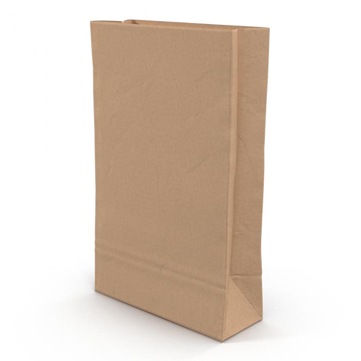 3D Fast Food Paper Bag 3