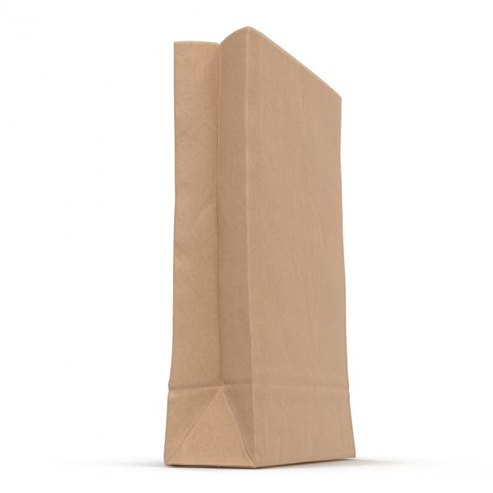 3D Fast Food Paper Bag 3