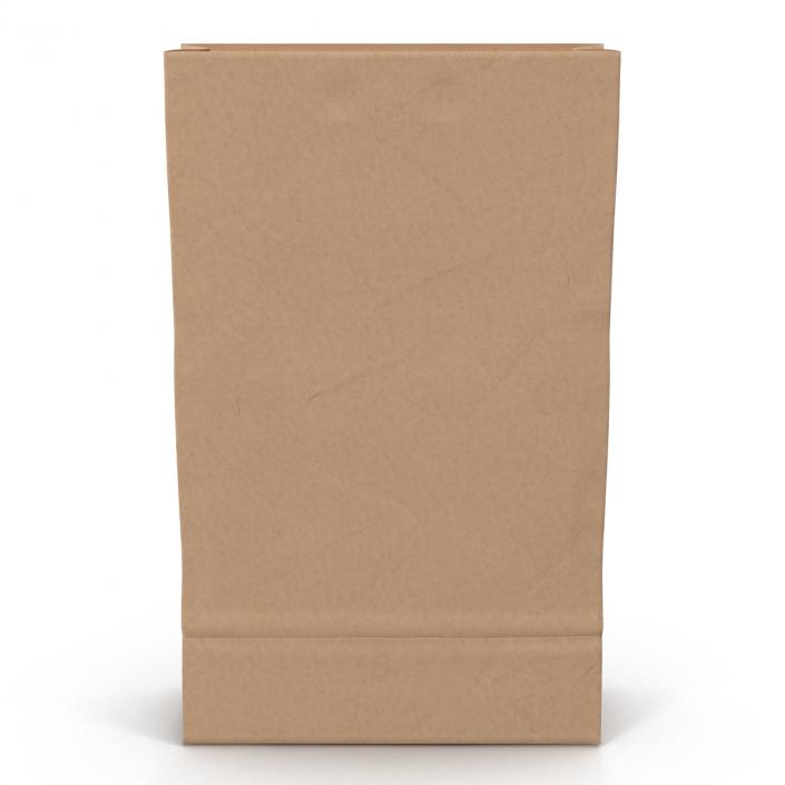 3D Fast Food Paper Bag 3