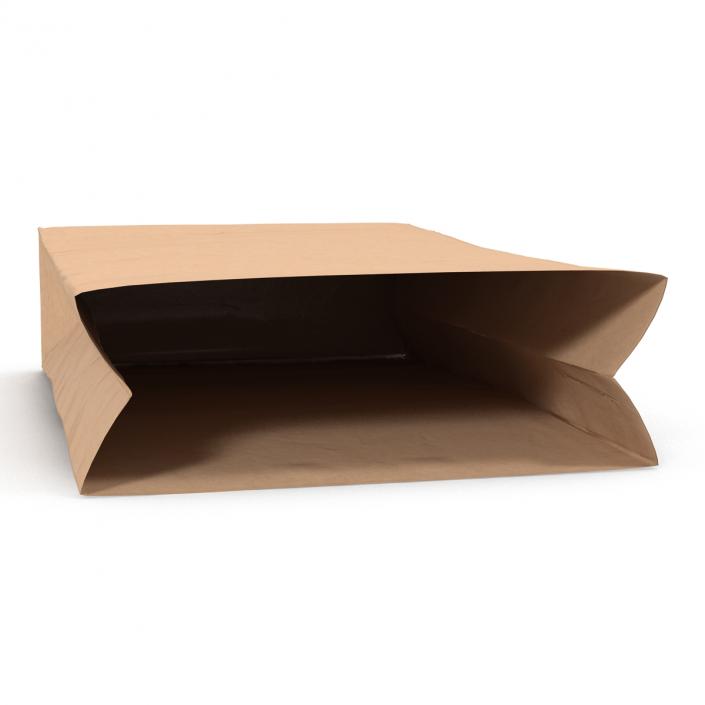 3D Fast Food Paper Bag 3