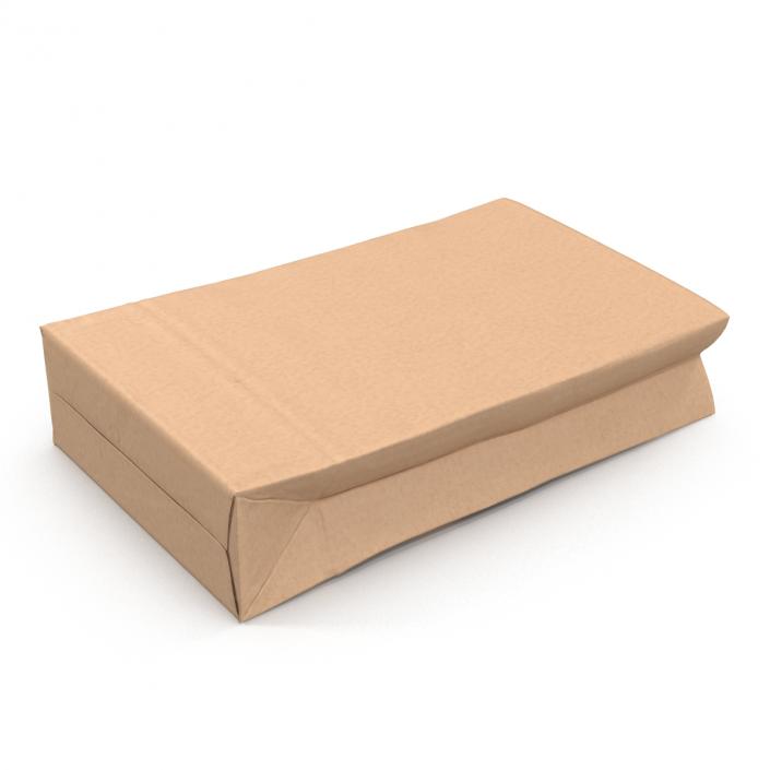 3D Fast Food Paper Bag 3